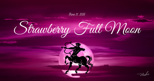 Full Strawberry Moon in Sagittarius: Sweet Liberation & The Road Less Traveled