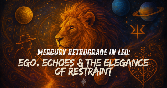 Mercury Retrograde in Leo: Ego, Echoes & the Elegance of Restraint
