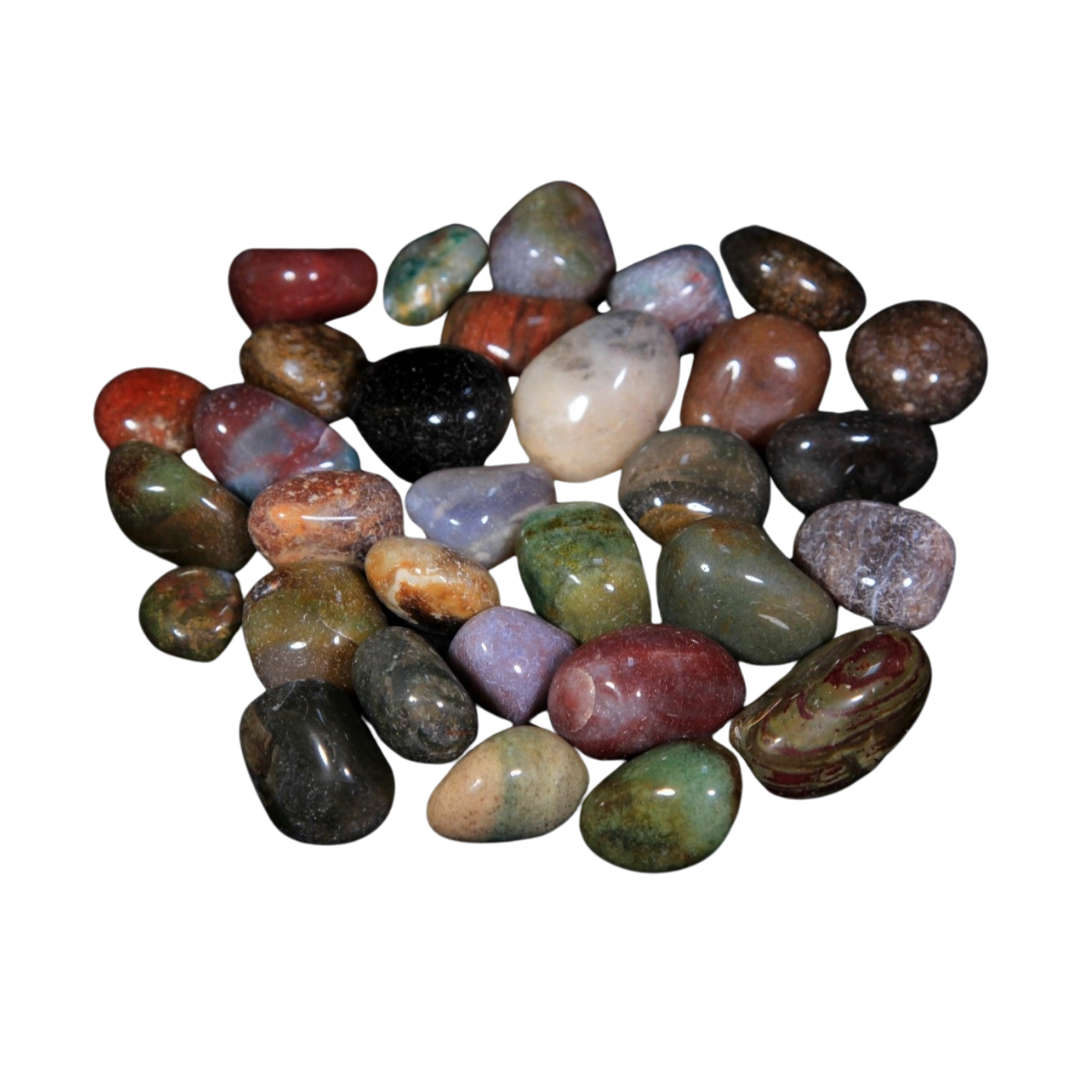 Fancy Jasper, Tumbled