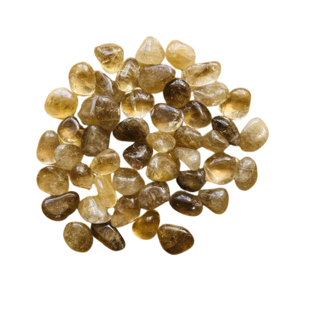 Natural Tumbled Citrine *Mined, not heat treated