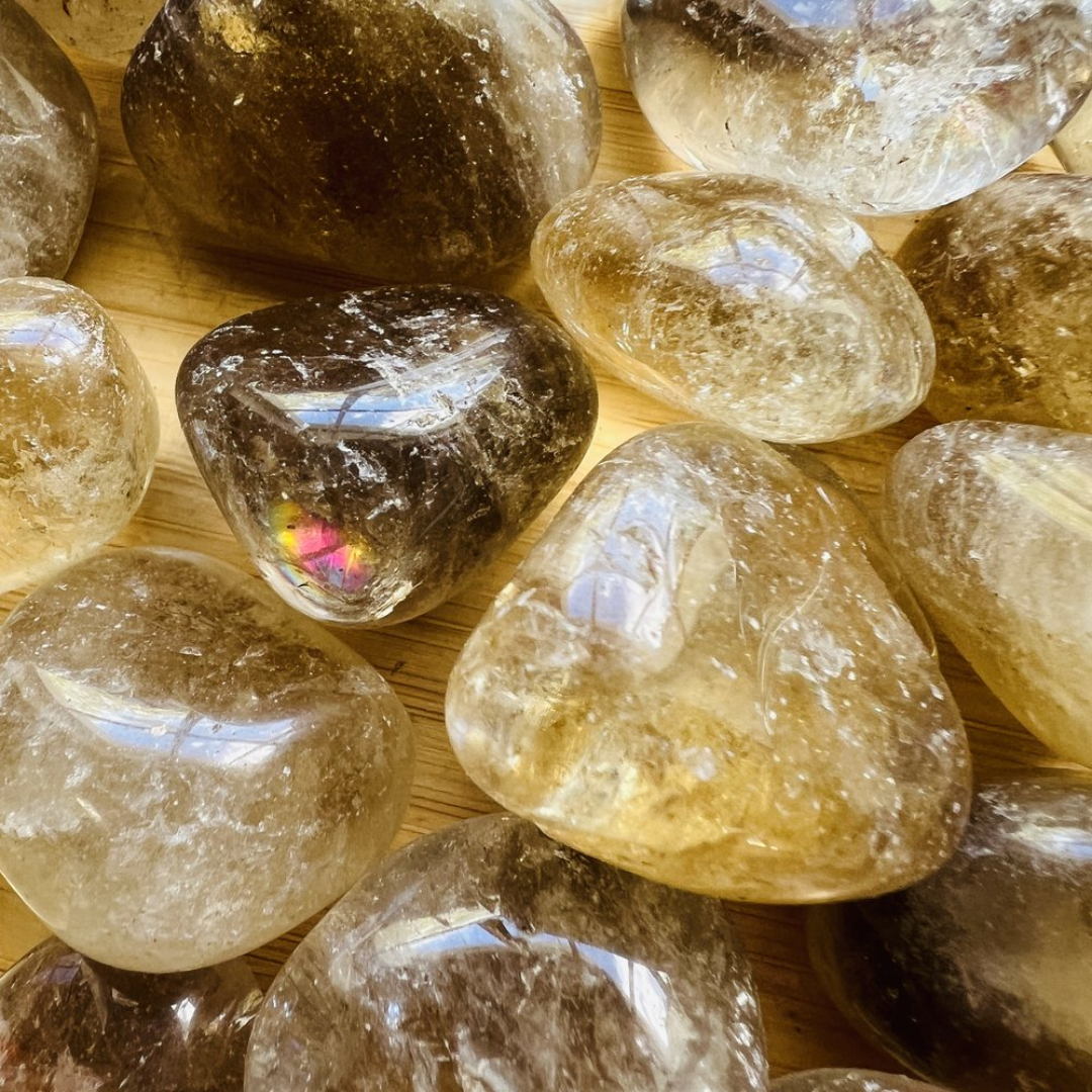 Natural Tumbled Citrine *Mined, not heat treated