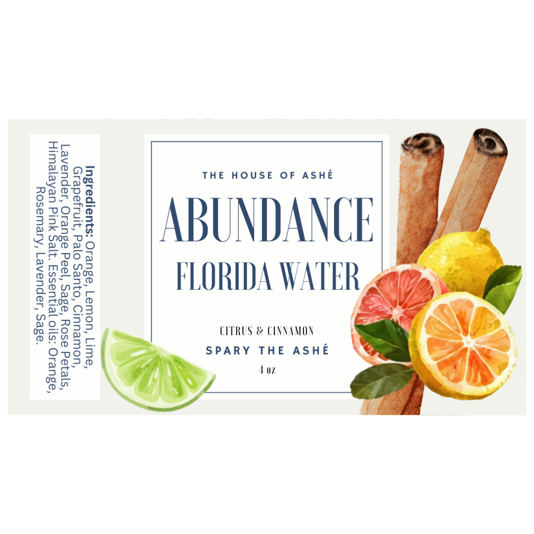 Abundance Florida Water – Citrus & Cinnamon