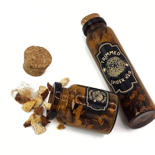 Apothecary Spell Jar - Trimmed Spider Hair