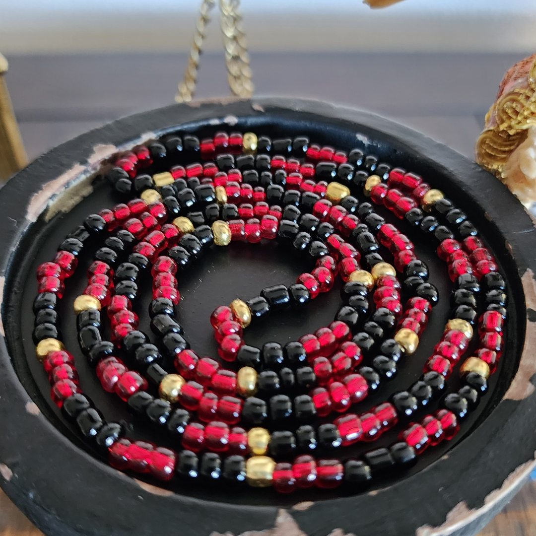 La Santa Muerte Collares Elekes - Red