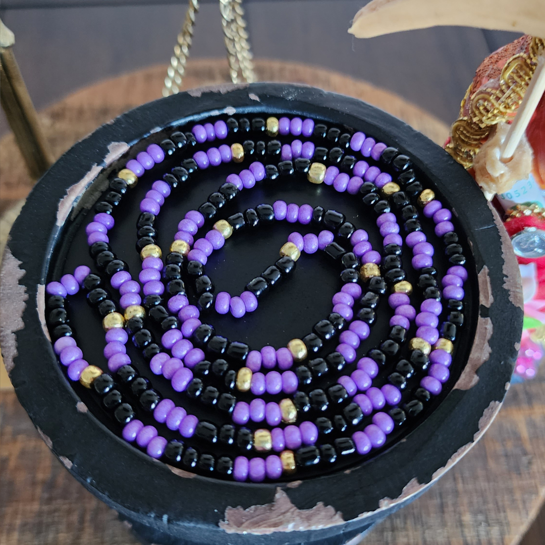 La Santa Muerte Collares Elekes - Purple