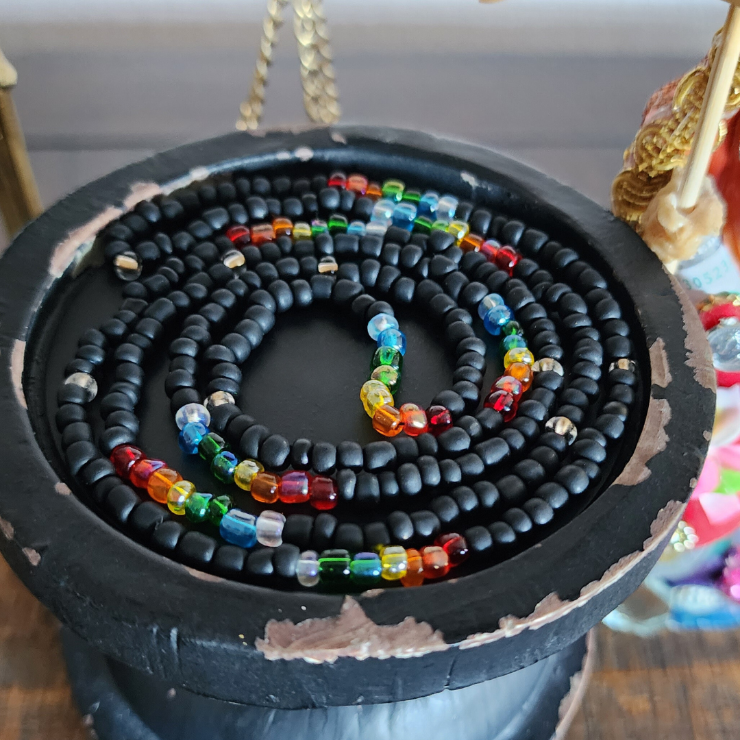 La Santa Muerte Collares Elekes - Rainbow