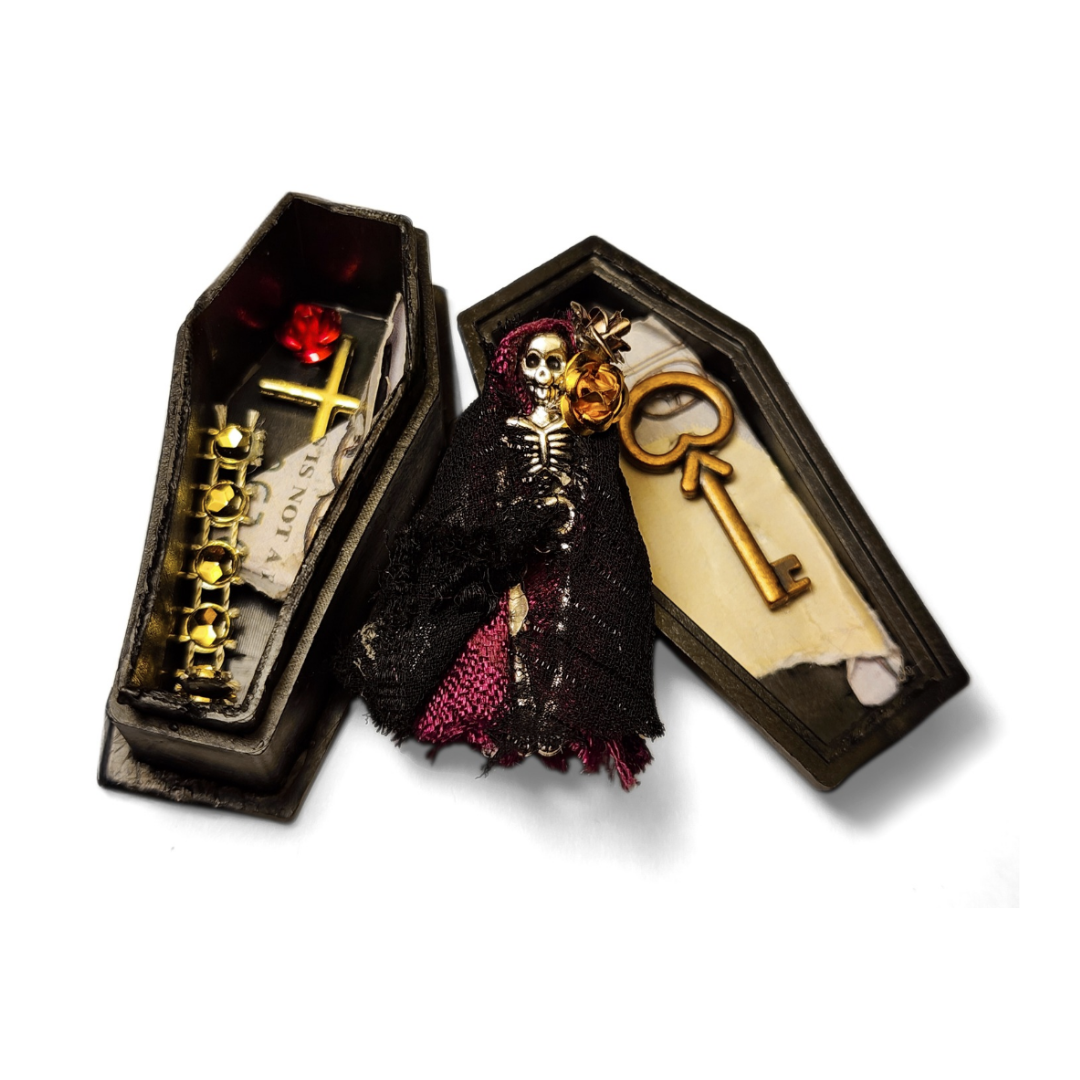 La Santa Muerte Mini Travel Altar – Custom Made