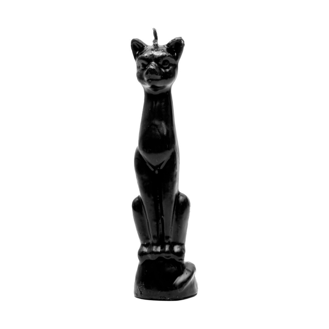 Black Cat Figure Candle