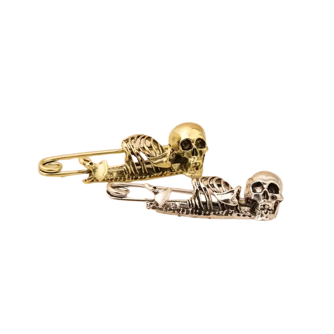 Skeleton Safety Pin - Protection Broach