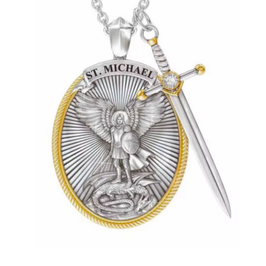 Archangel Saint Michael Necklace
