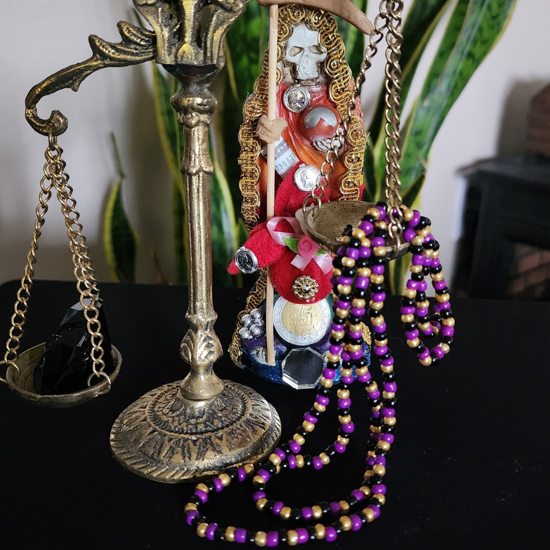 Santa Muerte, Holy Death collares elekes