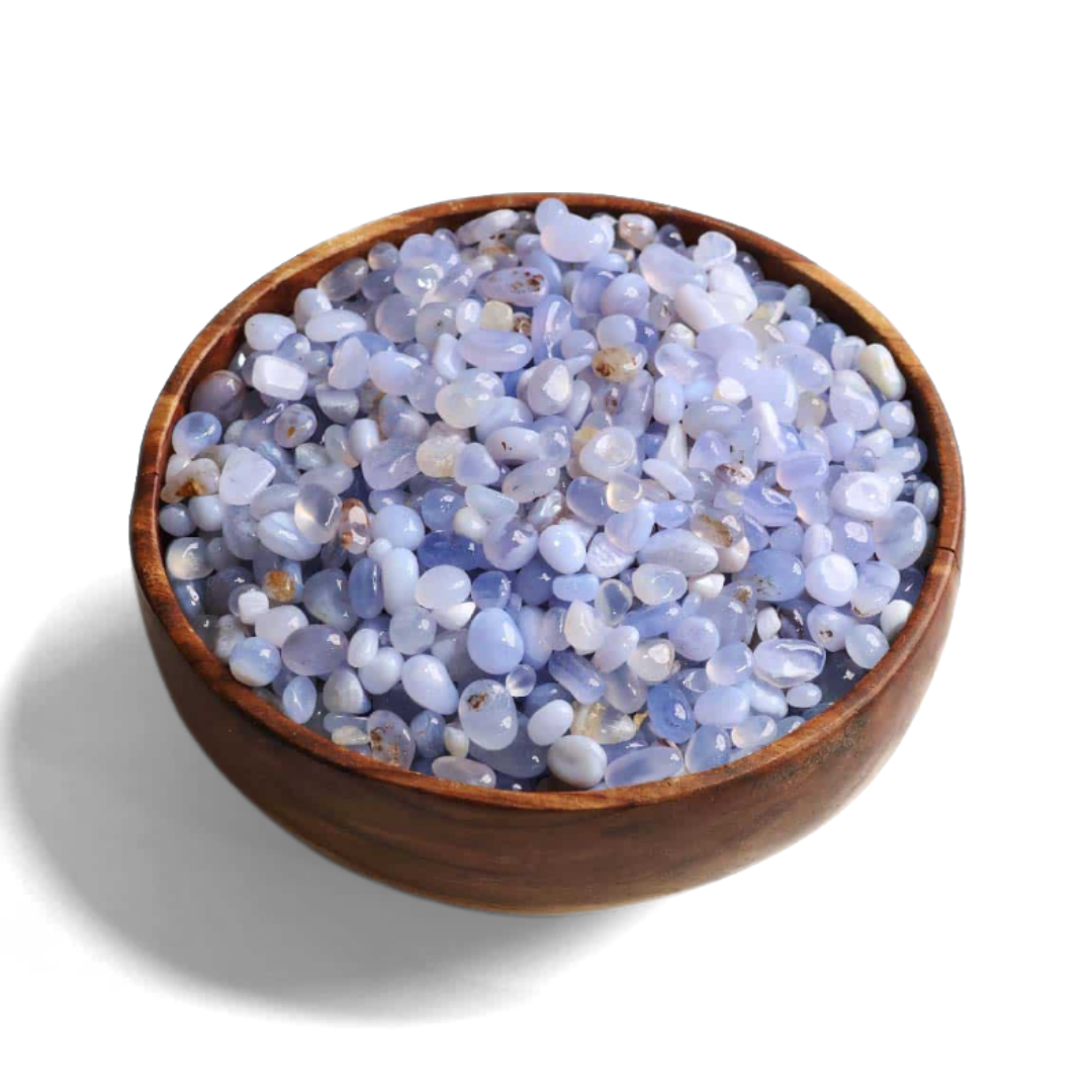 Blue Lace Agate (tumbled 20-25mm chips)