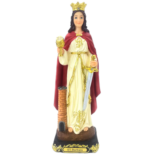 Santa Barbara (12") Saint Barbara Statue