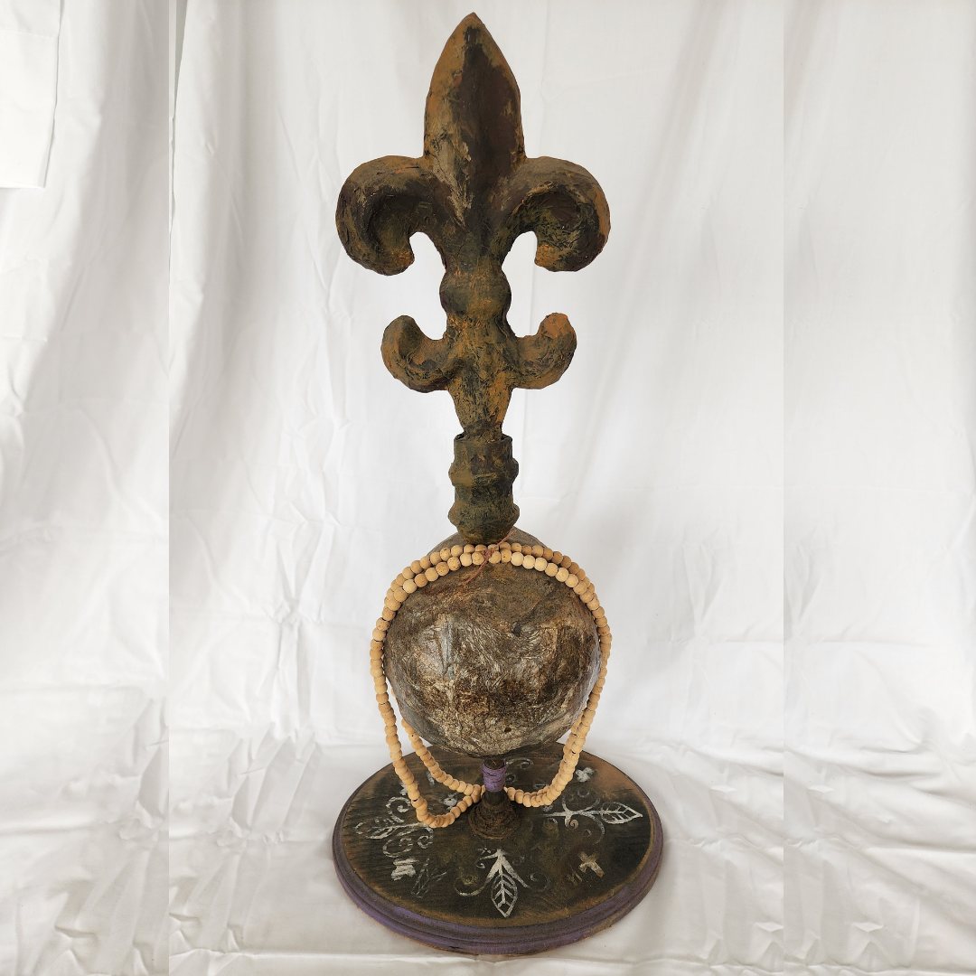 Guardian of the Gate – Ricardo Pustanio Paper Mache Skull