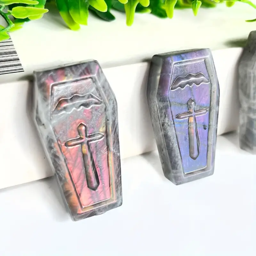 Purple Labradorite Coffin
