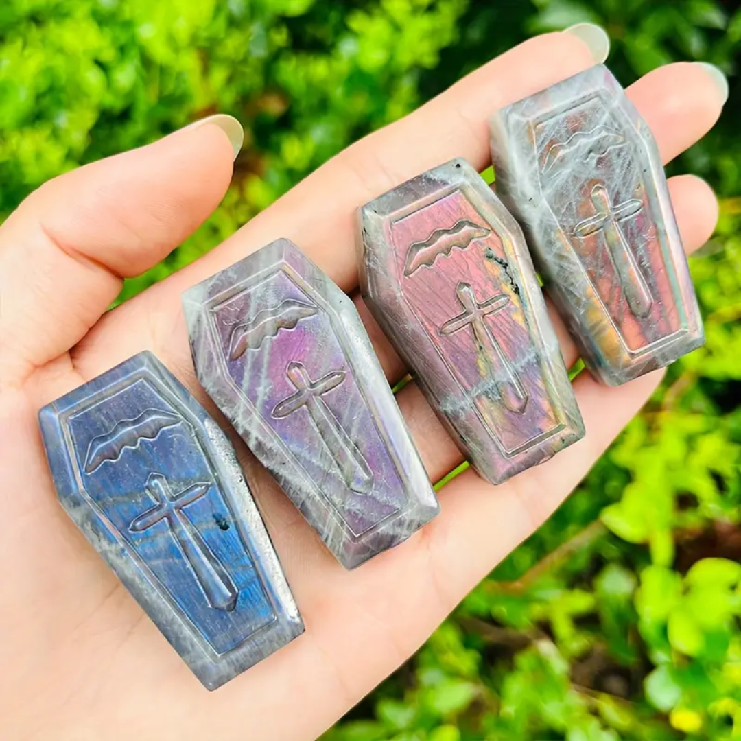 Purple Labradorite Coffin
