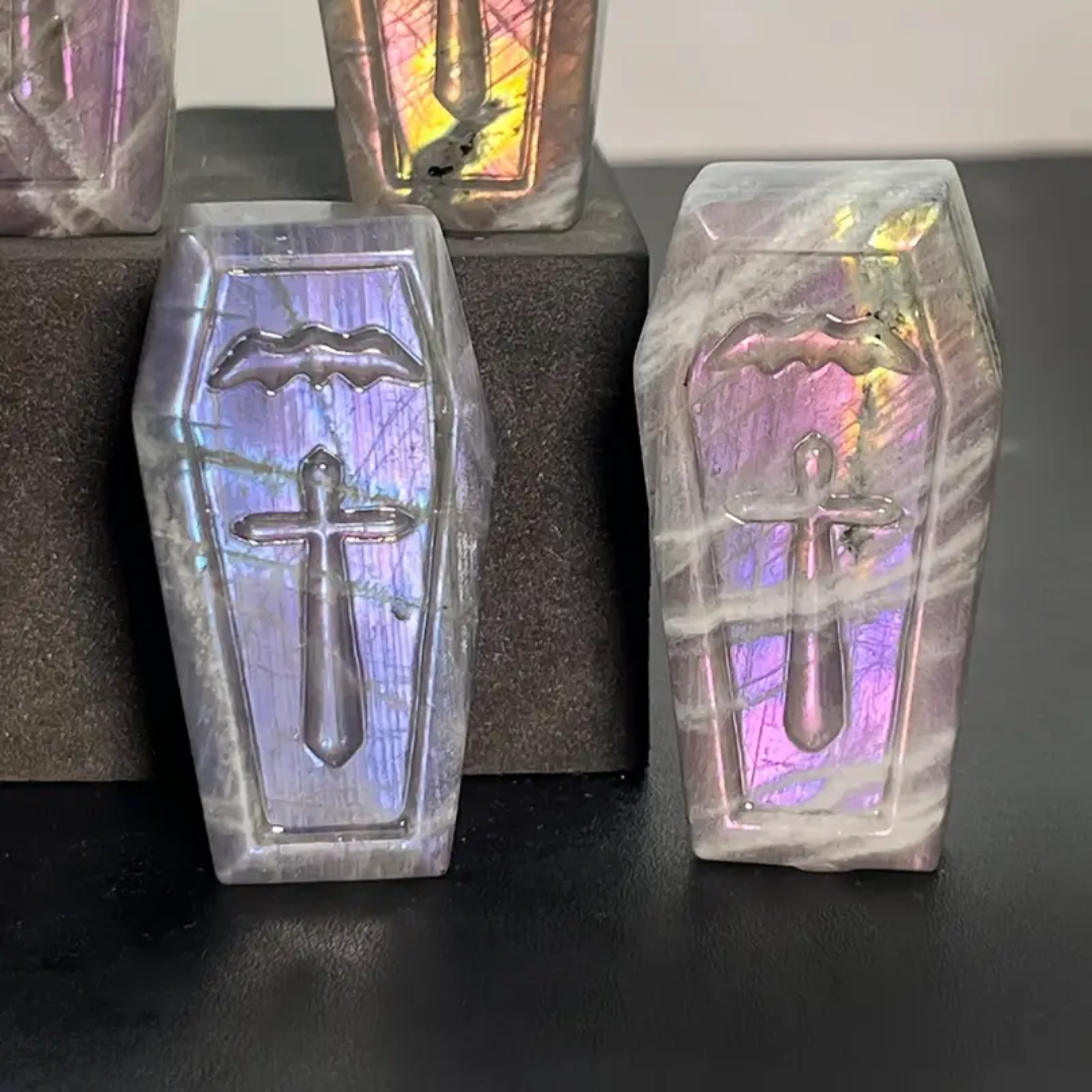 Purple Labradorite Coffin
