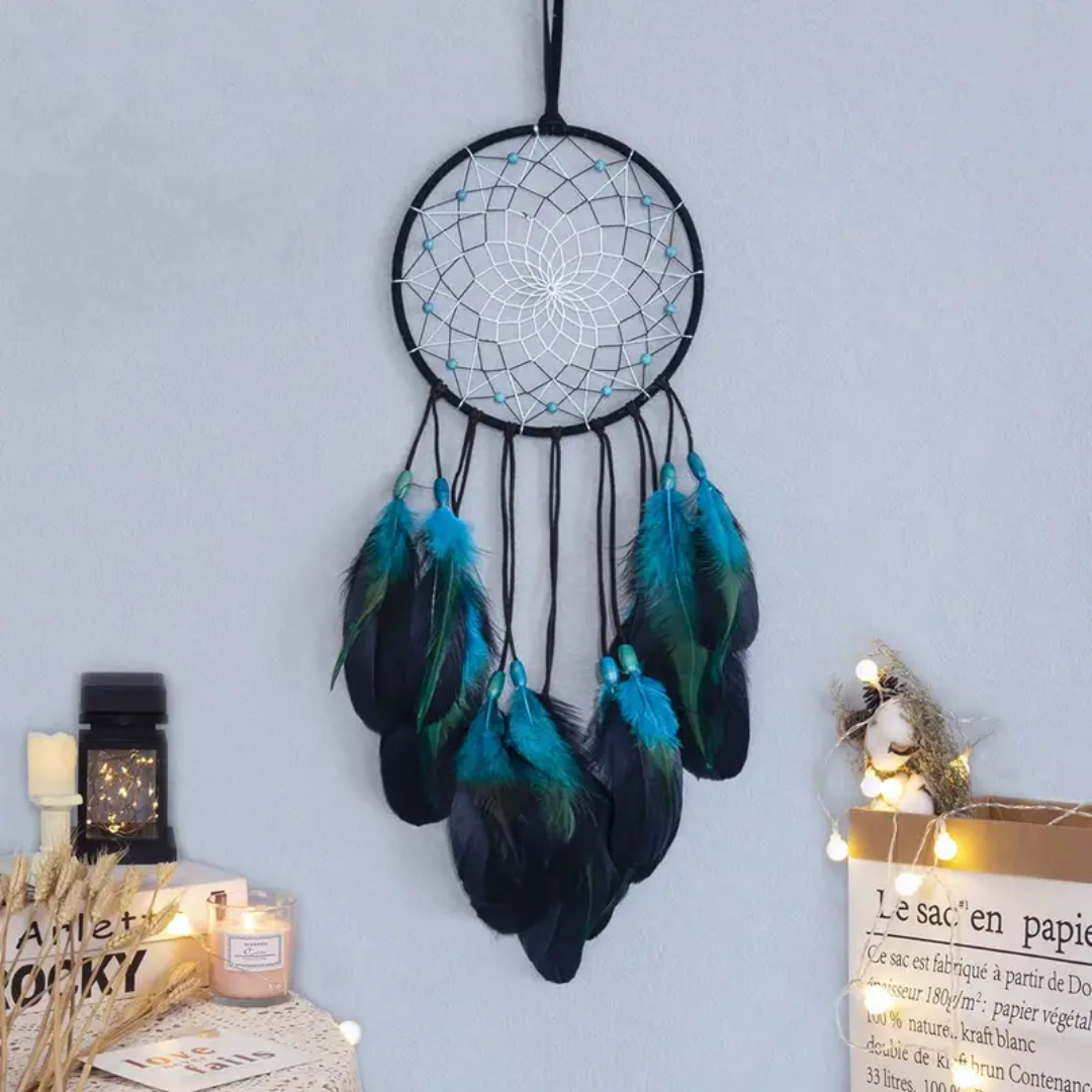 Blue Luminous Dream Catcher