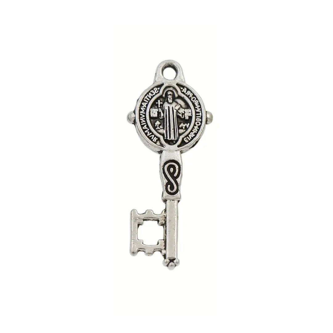 St. Benedict Key Spiritual Talisman Charm Pendant