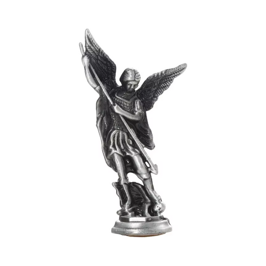 Saint Michael (San Miguel) Dashboard Saint - Pewter