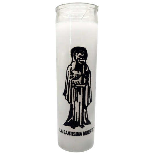 Santa Muerte (Holy Death) 7 Day Candle - White