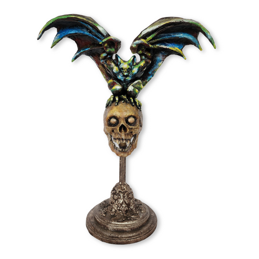 Nosferatu’s Crown – Skull Sculpture by Ricardo Pustanio