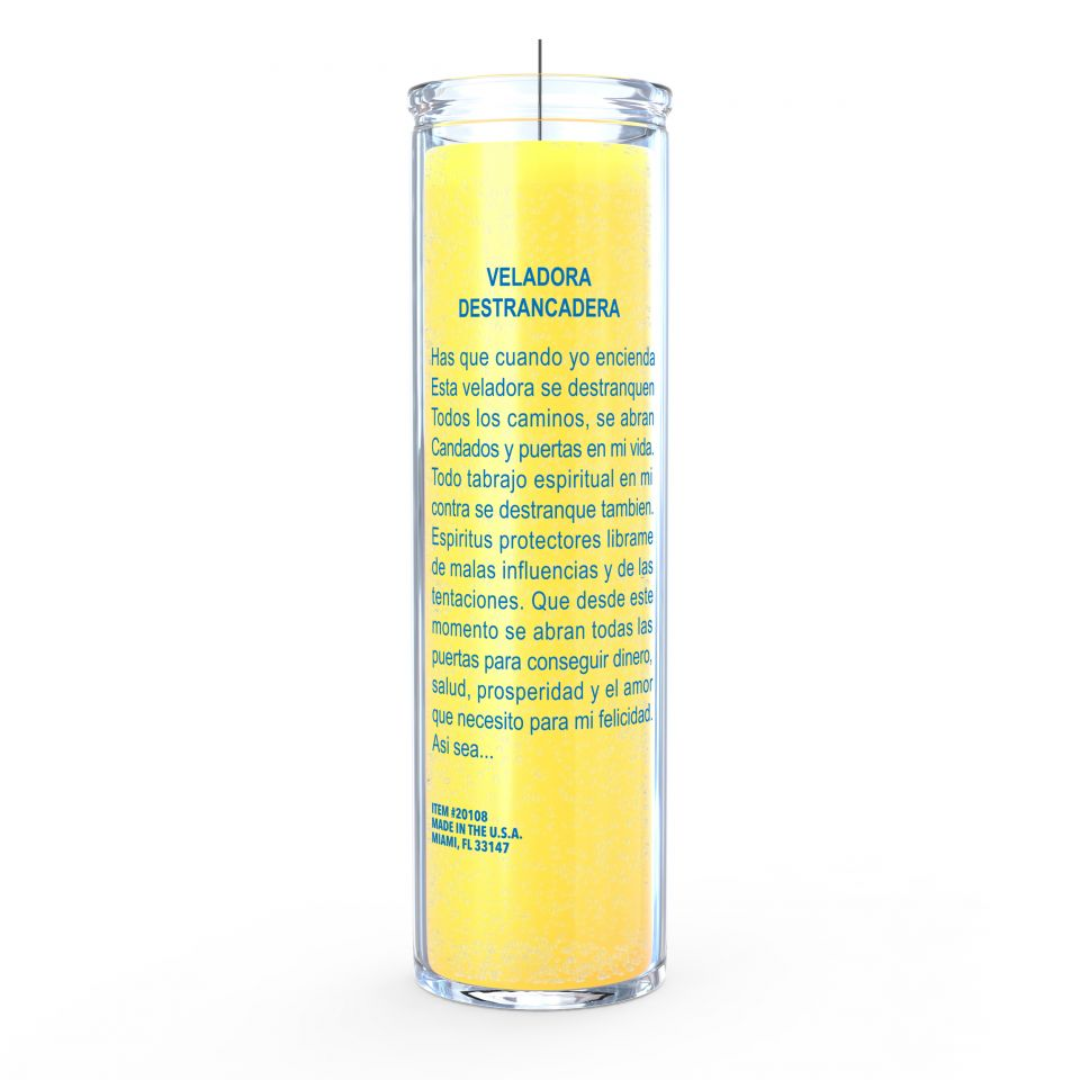 Chain Breaker (Destrancadera) 7 Day Candle - Yellow