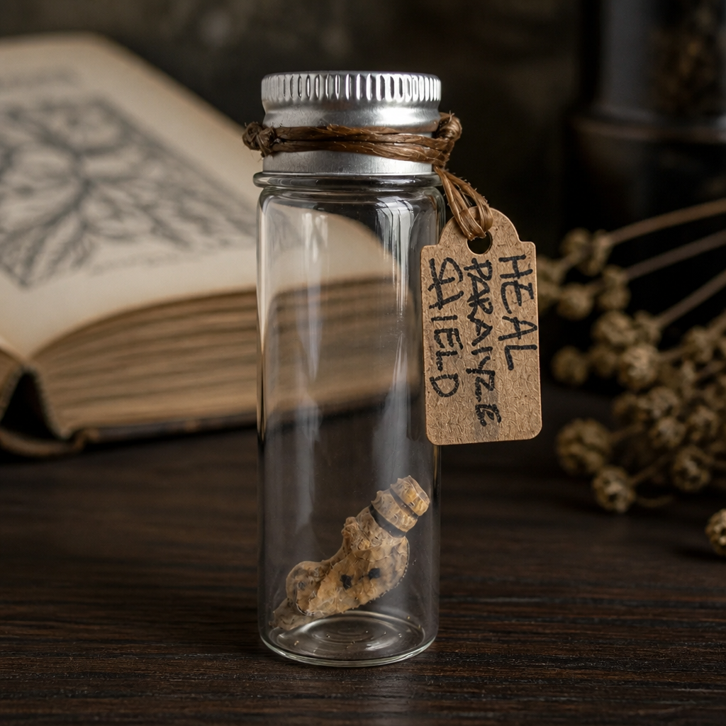 Chrysalis in Glass Vial