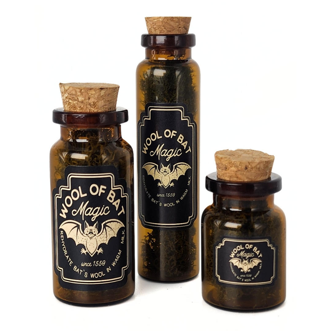 Apothecary Spell Jar - Wool of Bat