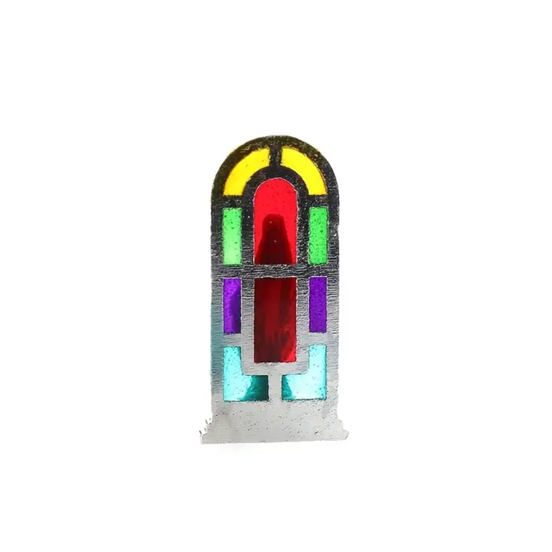 Virgin Mary Stained Glass Dashboard Saint