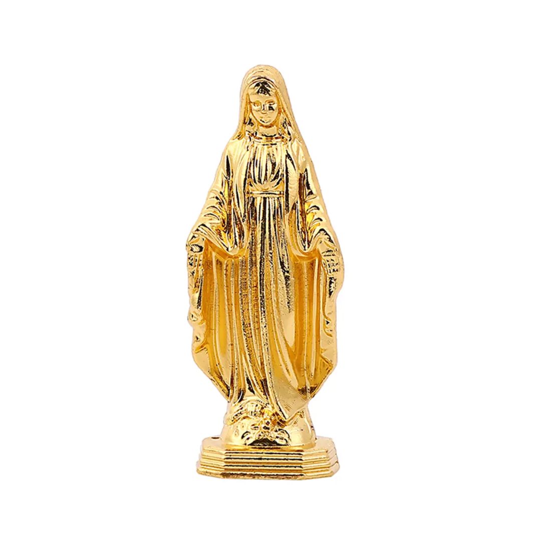 Virgin Mary Dashboard Saint - Gold