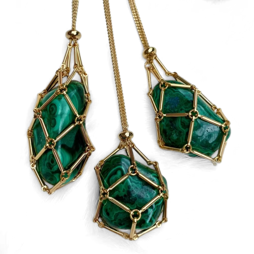 Crystal Cage Necklace