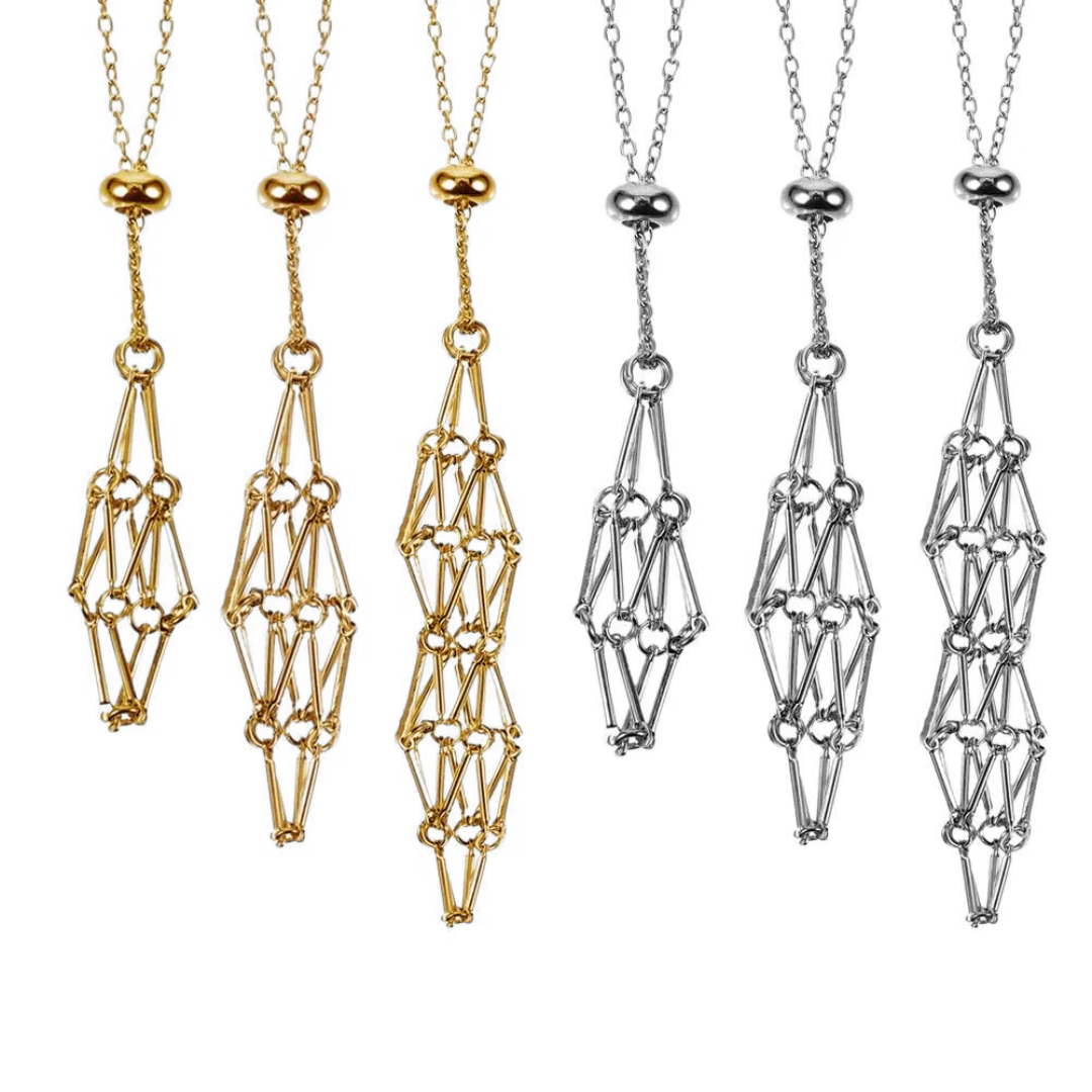 Crystal Cage Necklace
