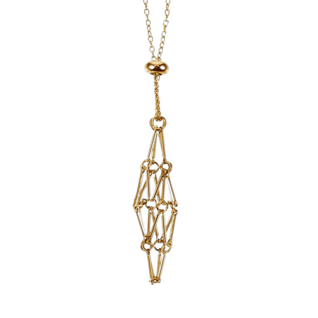 Crystal Cage Necklace