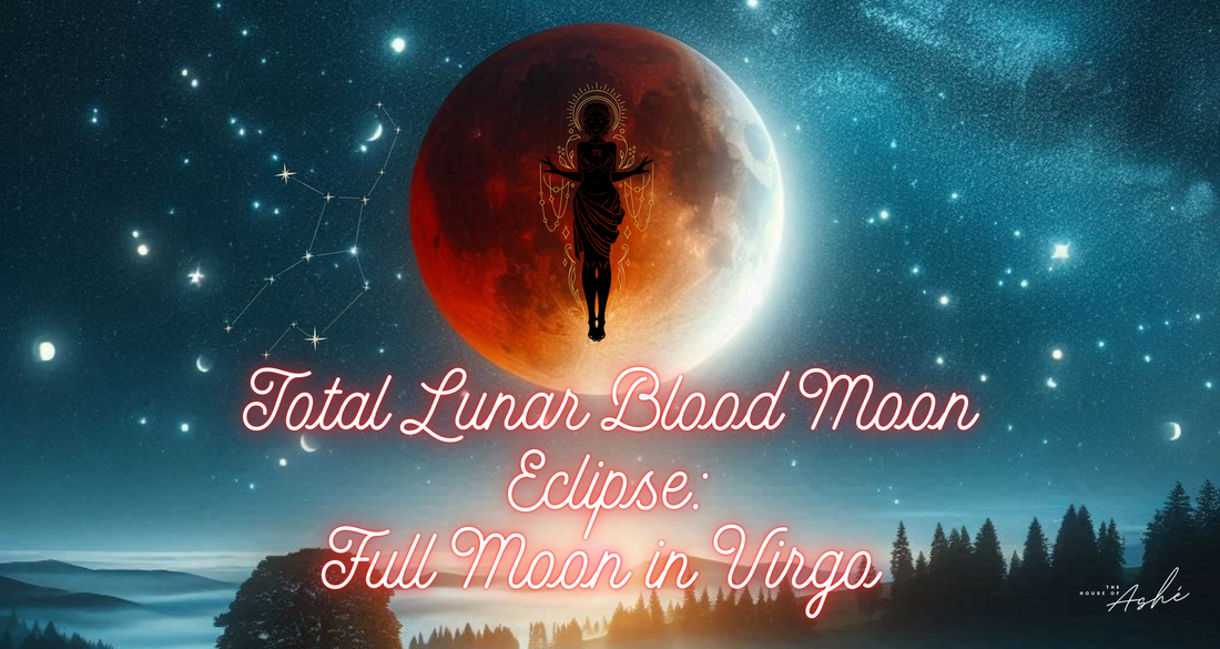 Total Lunar Blood Moon Eclipse: Full Moon in Virgo – March 13-14, 2025