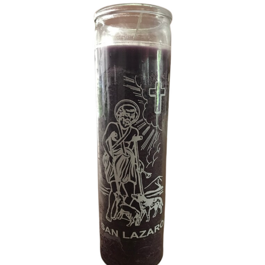 San Lazaro 7 Day Novena Candle | Saint Lazarus Prayer Candle