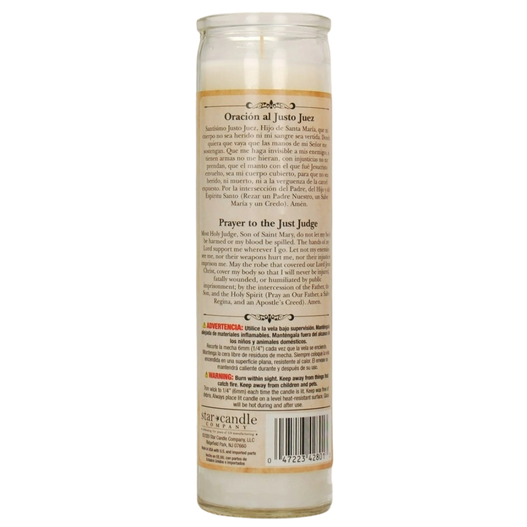 Just Judge Prayer Candle | Justo Juez Ritual Candle