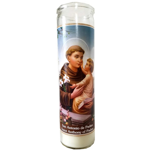 Saint Anthony of Padua Prayer Candle | San Antonio de Padua Devotional Candle