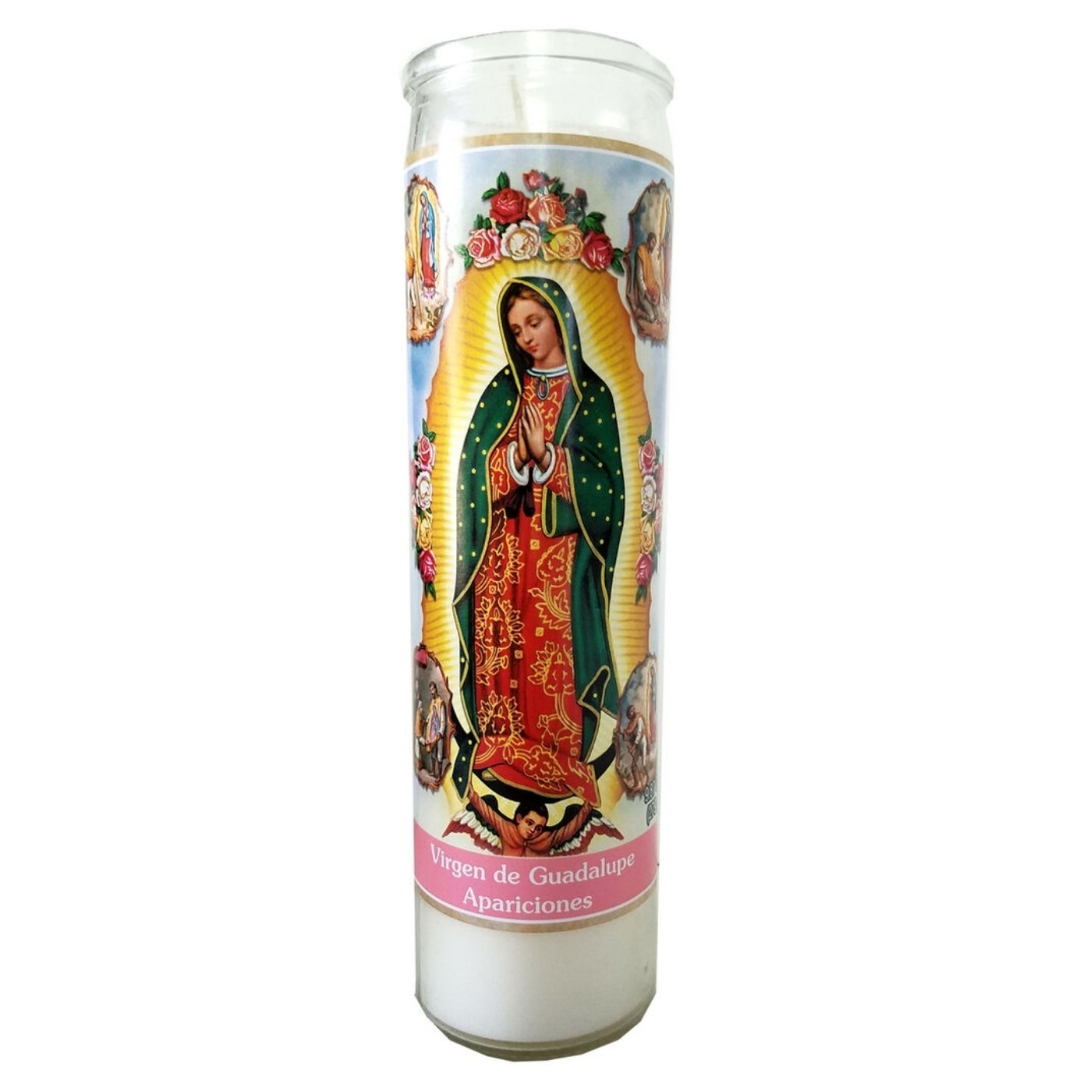 Virgin of Guadalupe Prayer Candle |Virgen de Guadalupe Devotional Candle