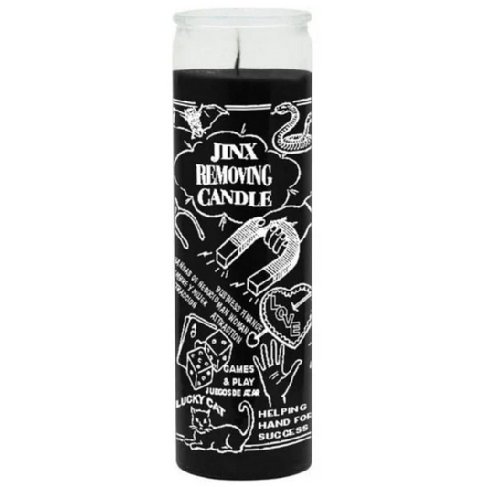 Jinx Remover (Quita Mala Suerte Negro) 7 Day Ritual Candle