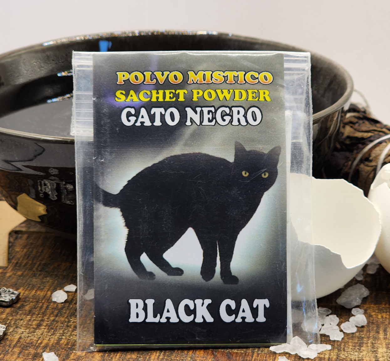 Black Cat Sachet Powder | Polvo Mistico Gao Negro