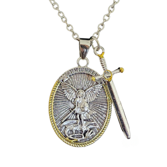 Archangel Saint Michael Necklace