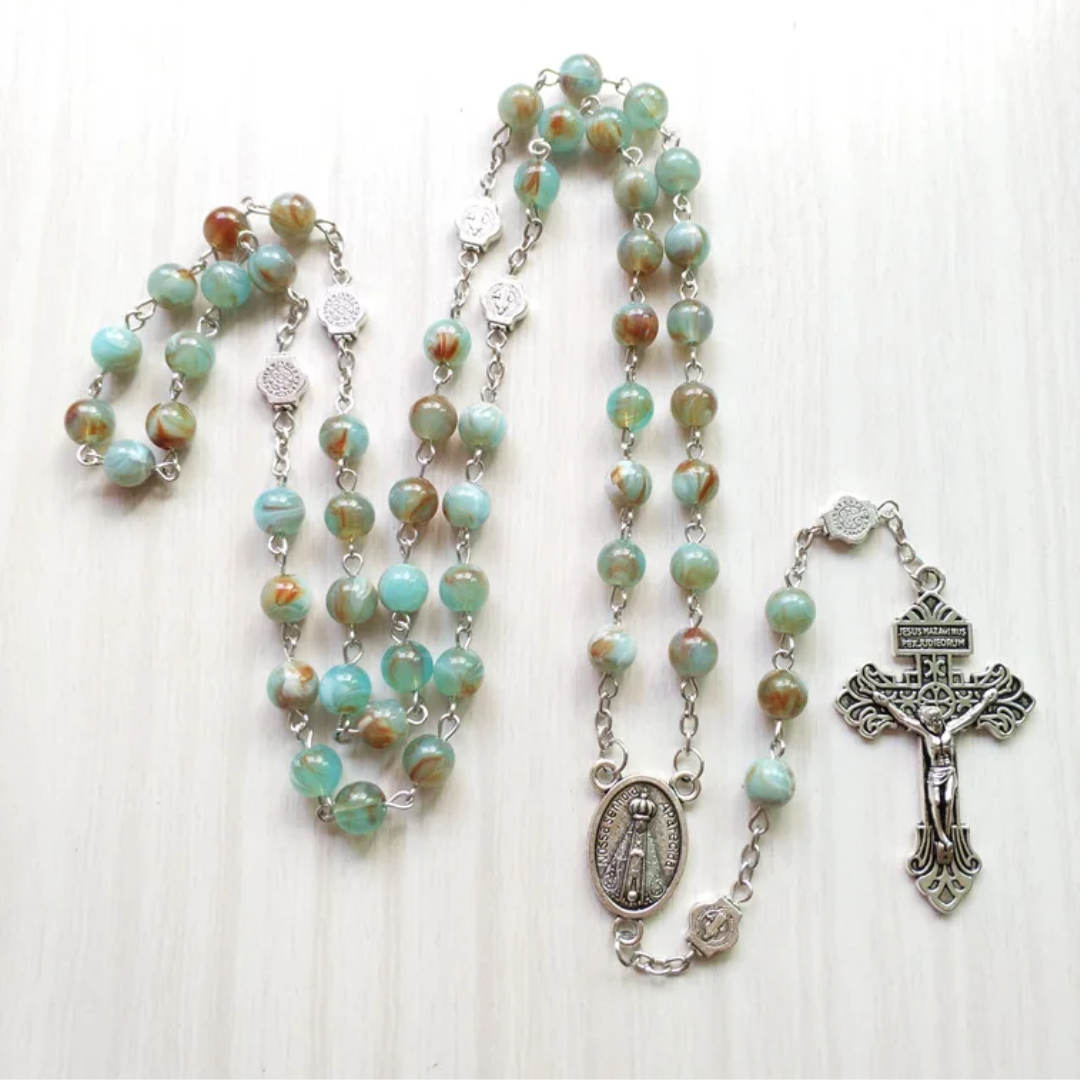 St. Christopher & Our Lady of Aparecida Chain Link Rosary