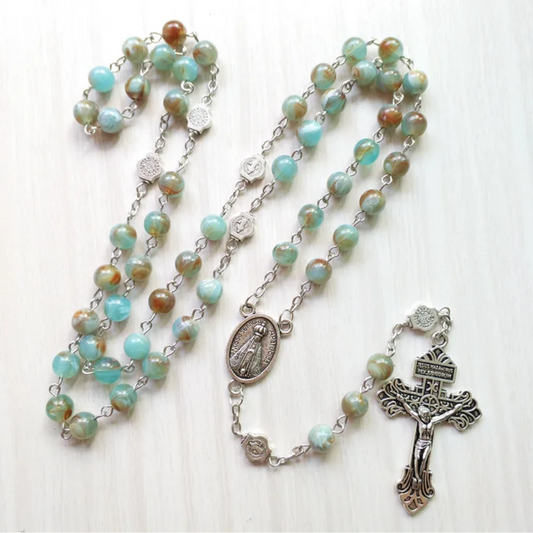 St. Christopher & Our Lady of Aparecida Chain Link Rosary