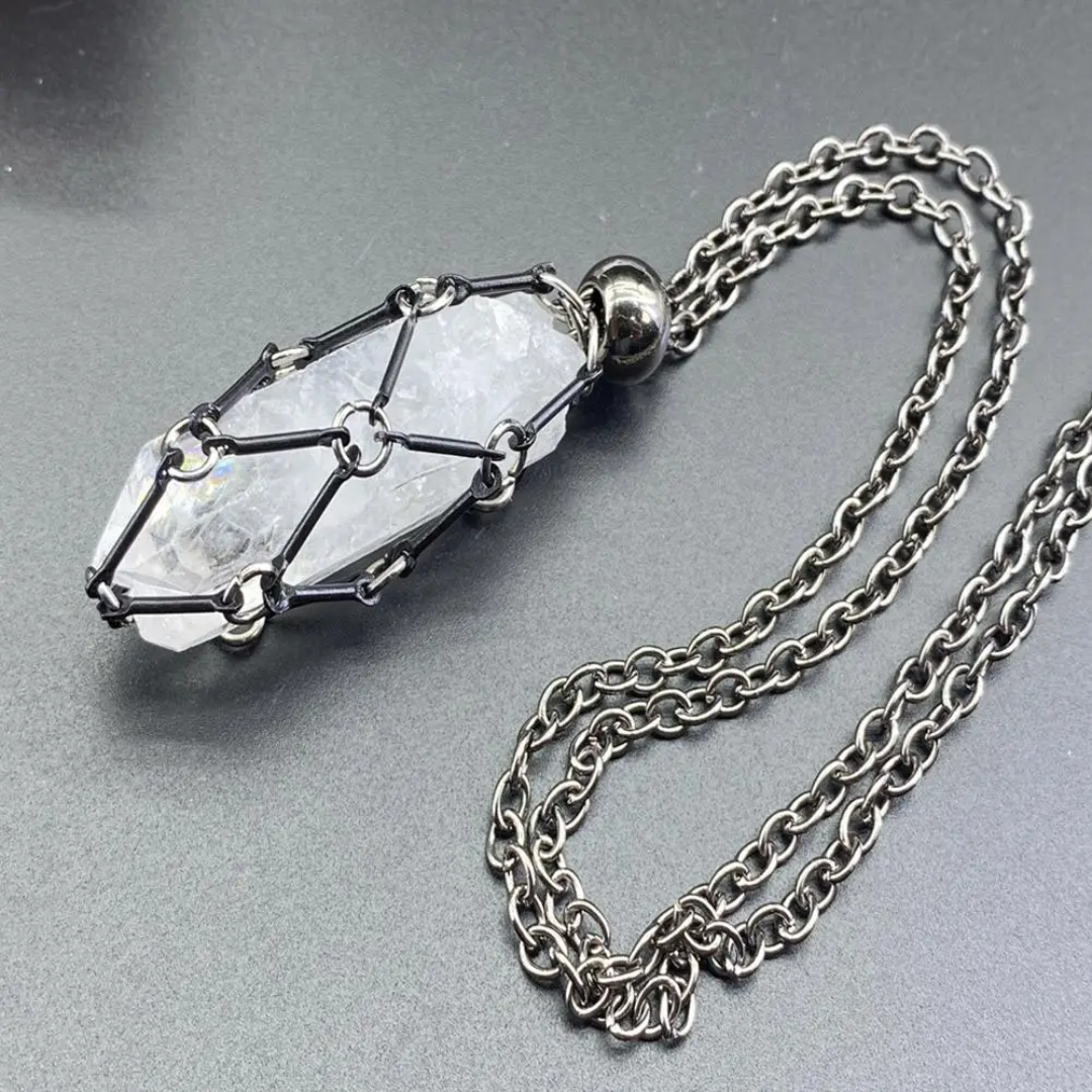 Crystal Cage Necklace