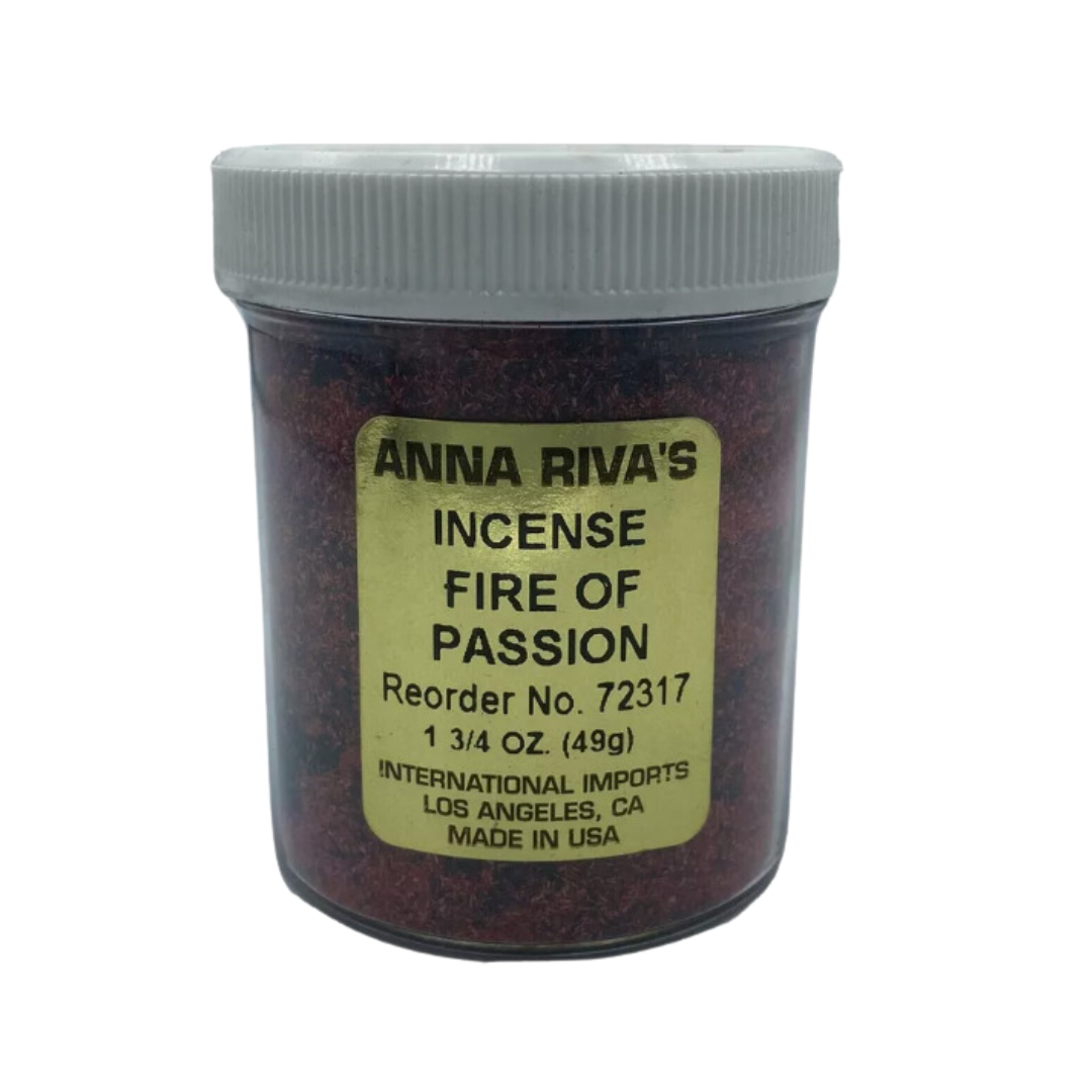 Anna Riva's FIRE OF PASSION Incense Powder (4oz)