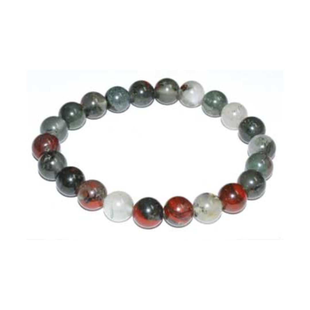 African Bloodstone (Seftonite) Bracelet