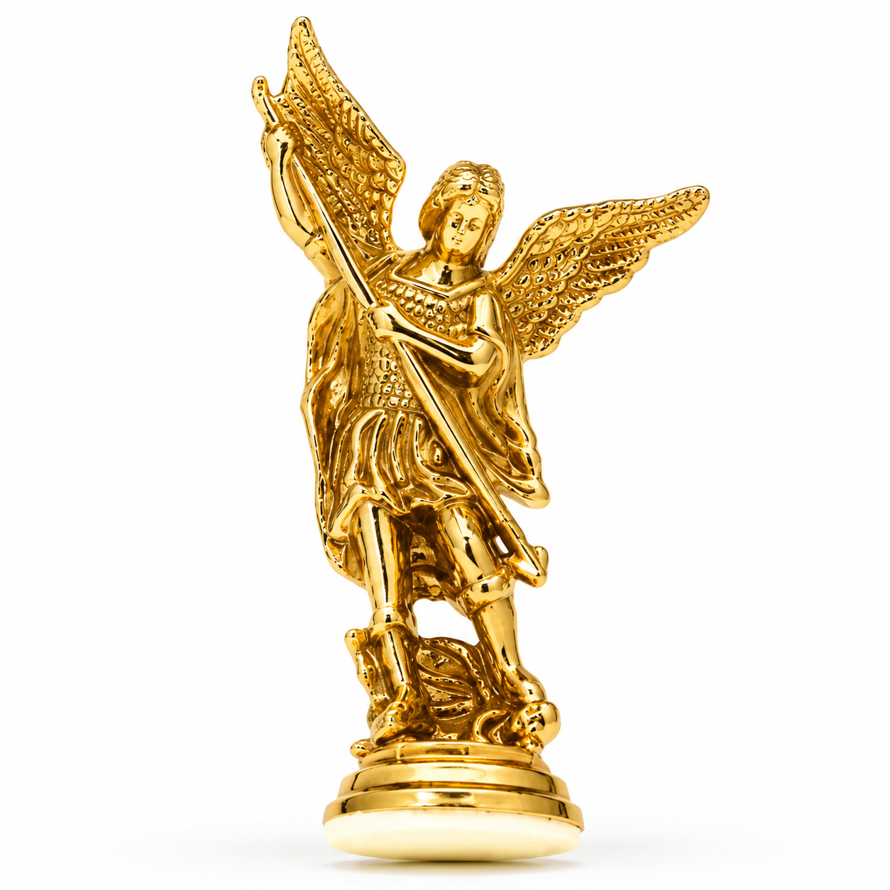 Saint Michael (San Miguel) Dashboard Saint - Bright Gold