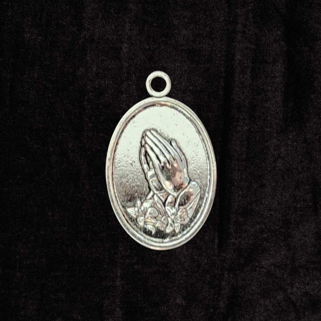 Santa Marta/Mami Wata Praying Hands Medal