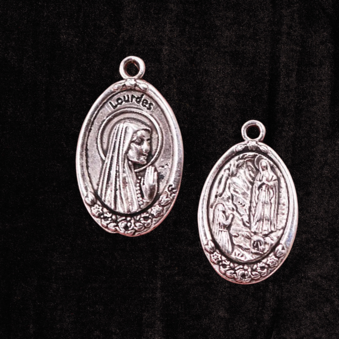 Our Lady of Lourdes Medal | Blessed Virgin Mary medallion